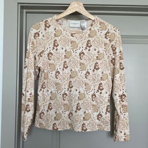 Women’s Wear Long Sleeve Liz Claiborne Petite US 8 Color Light Brown
